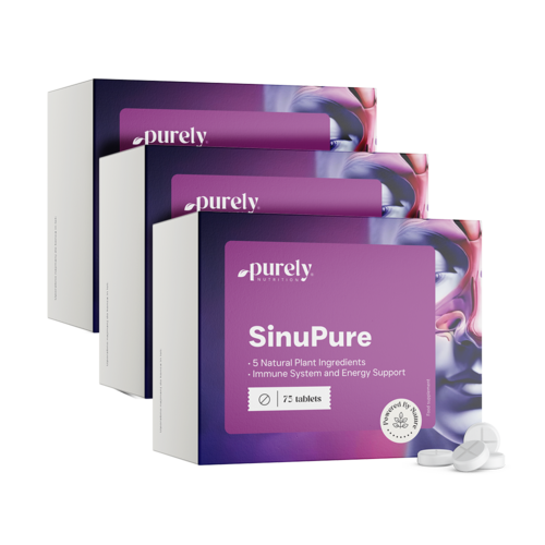 3x SinuPure – podpora 5 zelišč, skupaj 225 tablet