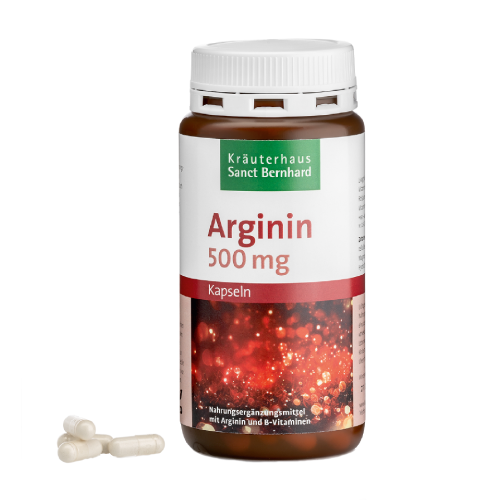 L-Arginin 500 mg, 150 kapsul