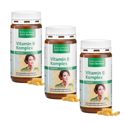 3x Vitamin B kompleks, skupaj 450 kapsul