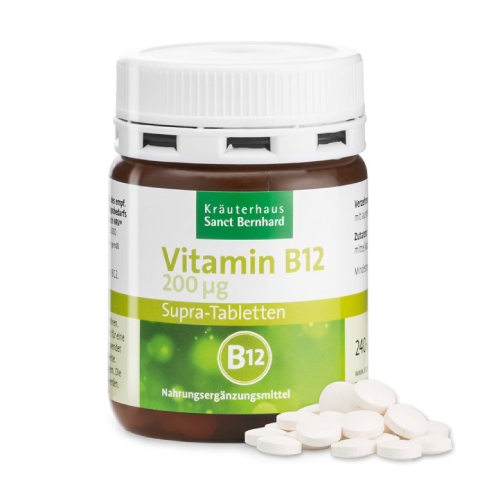 Vitamin B12 Supra, 200 µg, 240 tablet