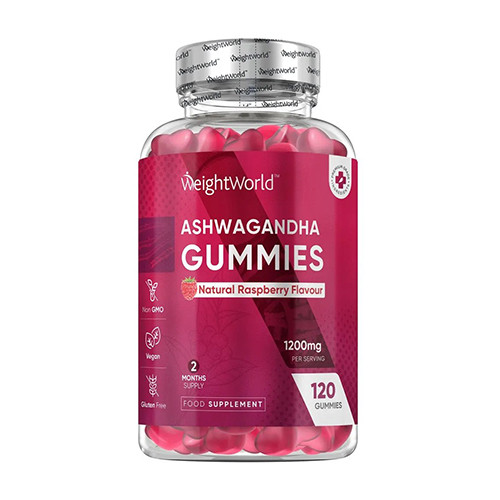 Ašvaganda 1200 mg, 120 gumi bonbonov