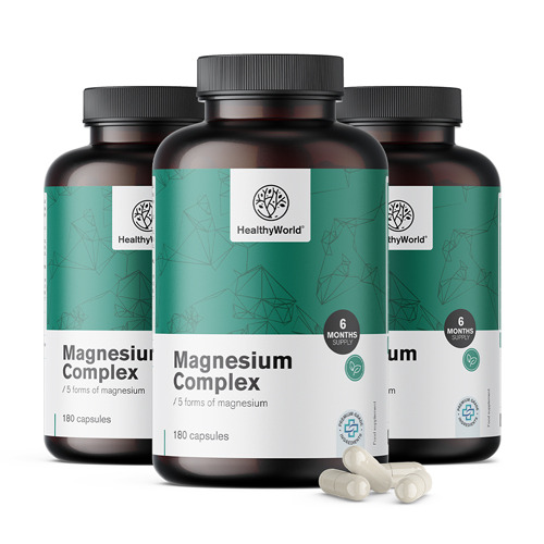 3x Magnesiumcomplex, totaal 540 capsules