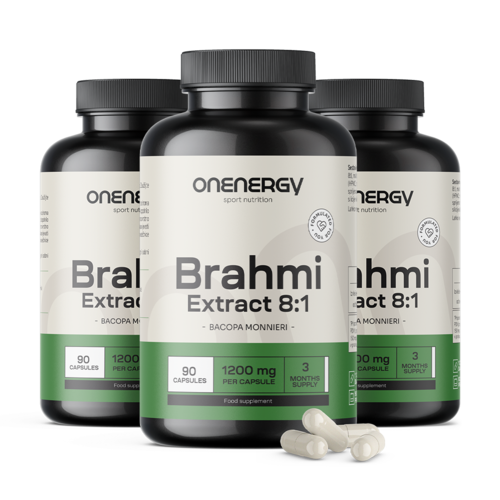3x Brahmi 1200 mg, zusammen 270 Kapseln