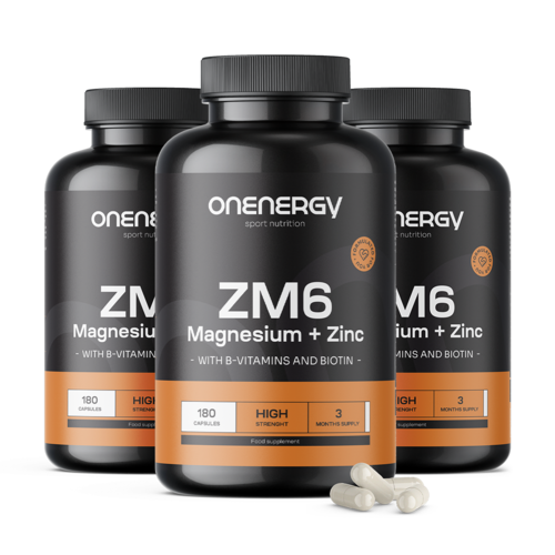 3x ZM6 - Magnesium mit Zink, zusammen 540 Kapseln