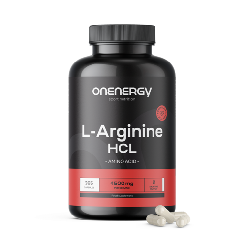 L-Arginin HCL 4500 mg, 365 Kapseln
