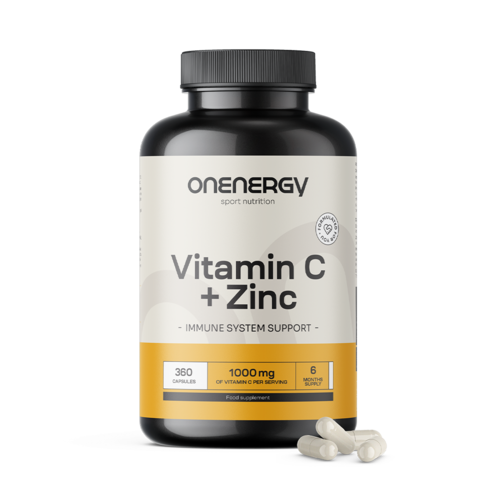 Vitamin C + Zink, 360 Kapseln