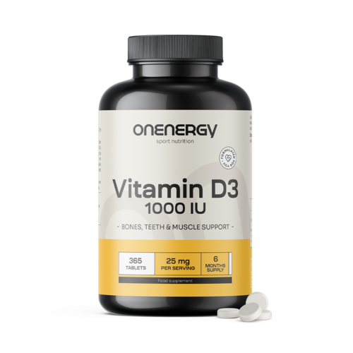 Vitamin D3 1000 I.E., 365 Tabletten