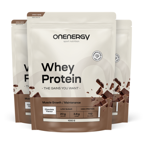 3x Whey Molkenproteine - Schokolade, zusammen 3000 g