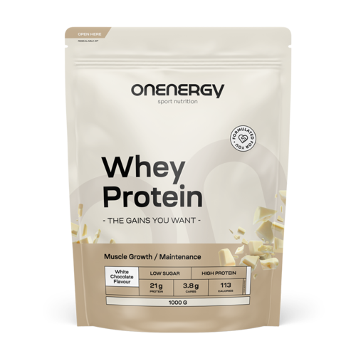 Whey Molkenproteine - weiße Schokolade, 1000 g