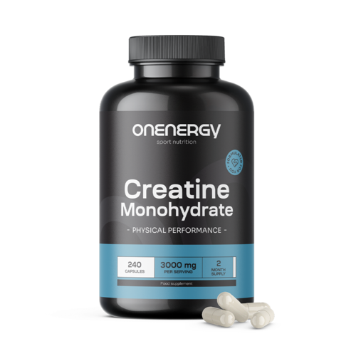 Kreatin Monohydrat 3000 mg, 240 Kapseln