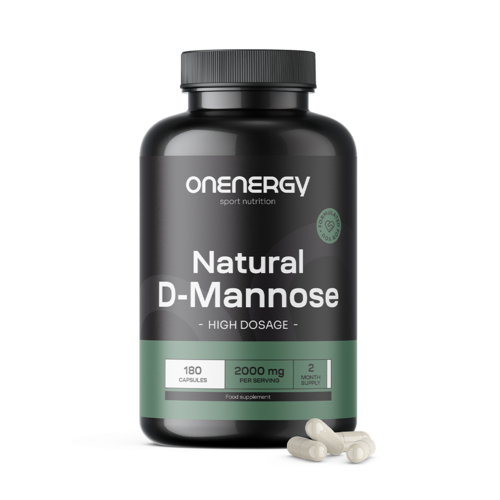 Natürliche D-Mannose 2000 mg, 180 Kapseln