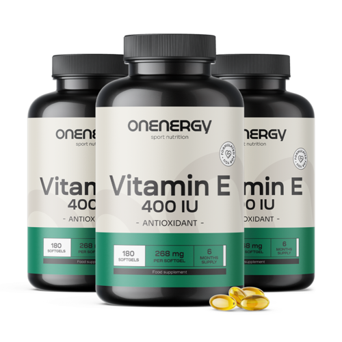 3x Vitamin E 400 I.E., zusammen 540 Weichkapseln