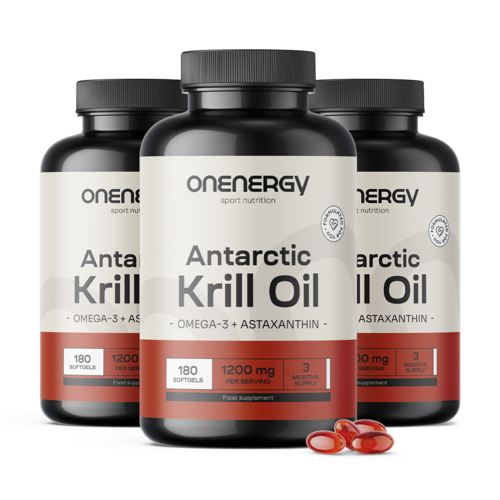 3x Krillöl 1200 mg, zusammen 540 Weichkapseln