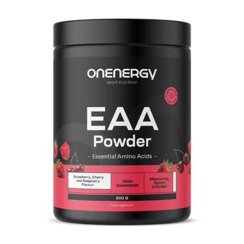 EAA in Pulverform - Himbeere, Kirsche, Erdbeere, 500 g
