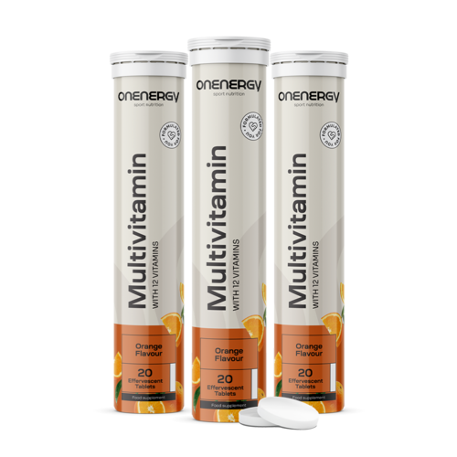 3x Multivitamine - Brausetabletten, zusammen 60 Brausetabletten
