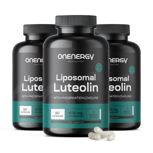3x Liposomales Luteolin 500 mg, zusammen 180 Kapseln