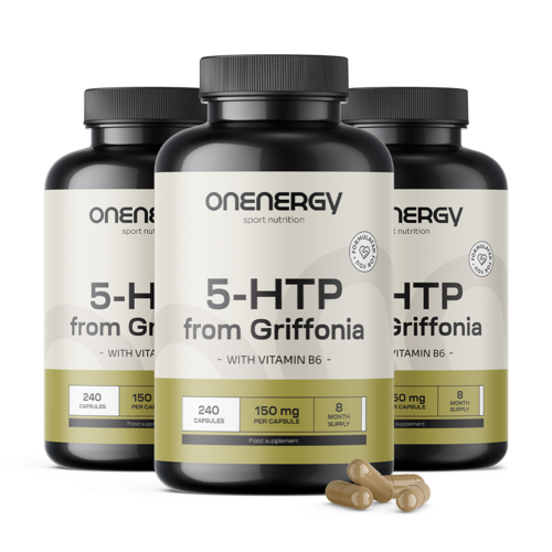 3x 5-HTP 150 mg – Griffonia Simplicifolia, zusammen 720 Kapseln