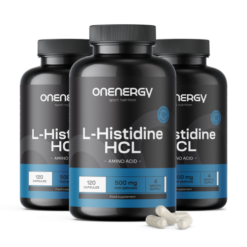 3x L-Histidin HCL 500 mg, zusammen 360 Kapseln