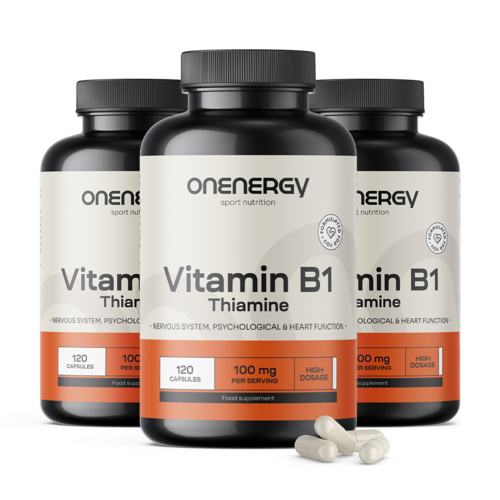 3x Vitamin B1 100 mg, zusammen 360 Kapseln