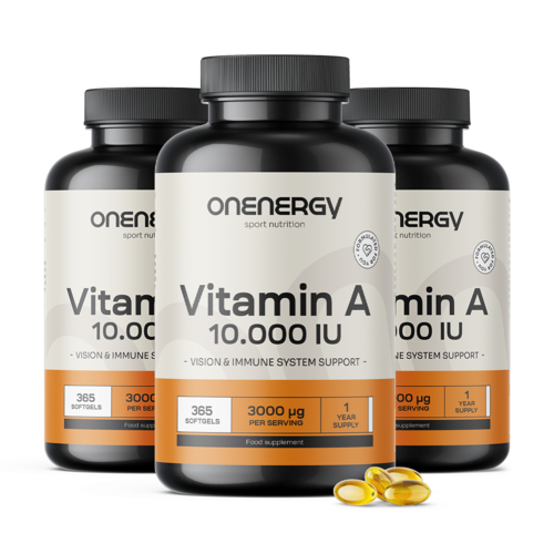 3x Vitamin A 10.000 i.e., zusammen 1095 Weichkapseln