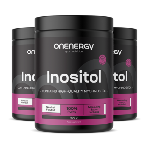 3x Inositol in Pulverform, zusammen 1500 g
