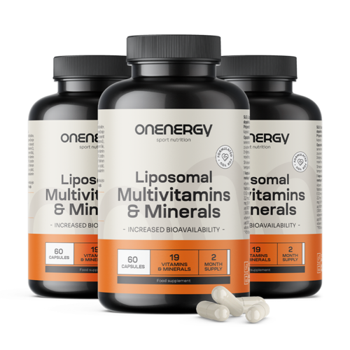 3x Liposomale Multivitamine und Mineralien, zusammen 180 Kapseln