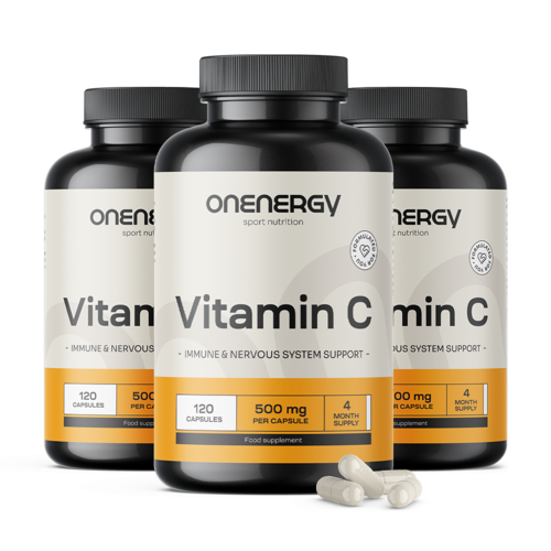 3x Vitamin C 500 mg, zusammen 360 Kapseln