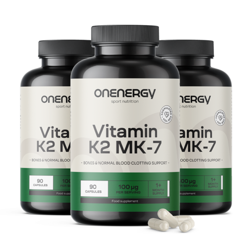 3x Vitamin K2 MK-7, zusammen 270 Kapseln