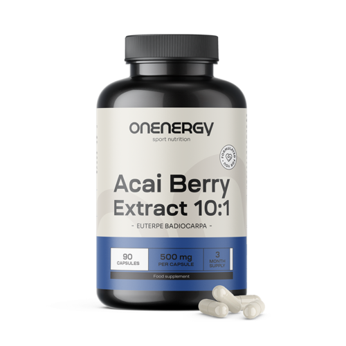 Açaí-Beeren – Extrakt 10:1, 90 Kapseln