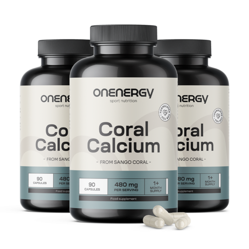 3x Korallen-Calcium – aus Sango-Koralle, zusammen 270 Kapseln