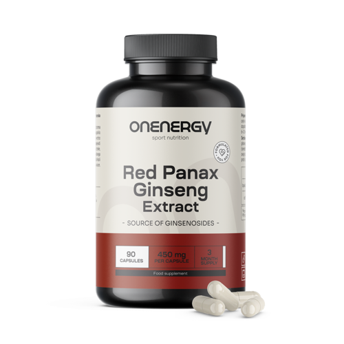 Roter Ginseng (Red Panax Ginseng) – Extrakt, 90 Kapseln