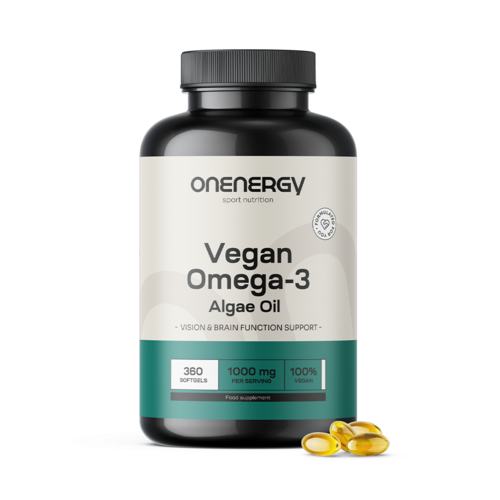 Veganes Omega-3 aus Algen 1000 mg, 360 Weichkapseln