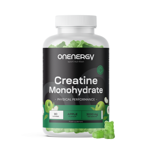 Kreatin Monohydrat 3000 mg – Apfel, 90 Gummibonbons