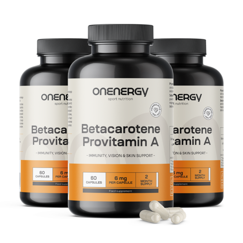 3x Beta-Carotin (Provitamin A), zusammen 180 Kapseln