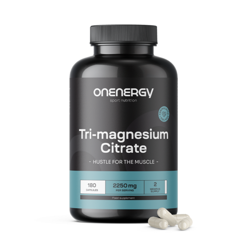 Trimagnezijev citrat 2250 mg, 180 kapsula