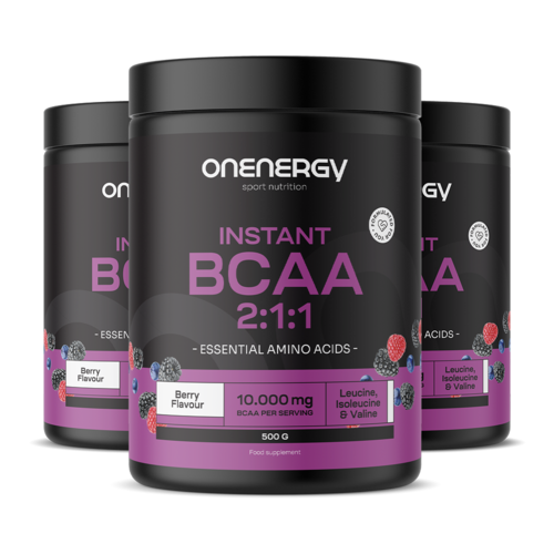 3x BCAA 2:1:1 – šumsko voće, ukupno 1500 g