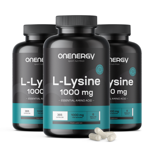 3x L-lizin 1000 mg, ukupno 1095 kapsula