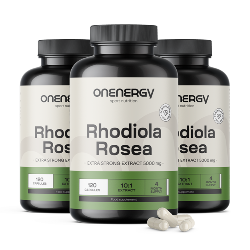 3x Zlatni korijen (Rhodiola) 5000 mg - ekstrakt, ukupno 360 kapsula