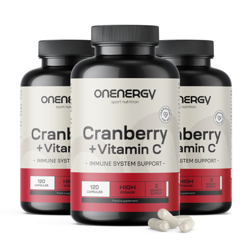 3x Ekstrakt brusnice s vitaminom C, ukupno 360 kapsula