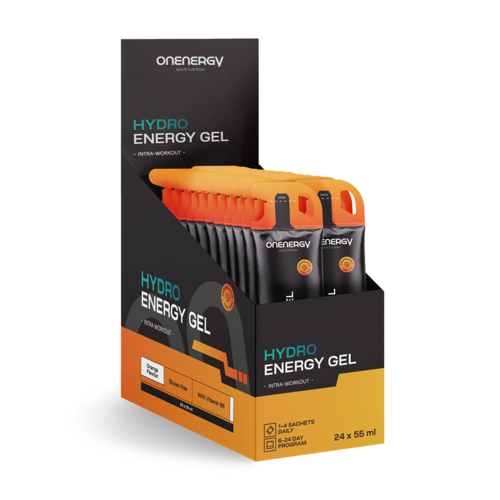 Hydro energetski gel – naranča, 24 x 55 ml