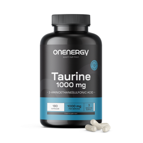Taurin 1000 mg, 180 kapszula