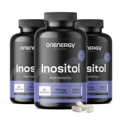3x Inozitol 750 mg, összesen 90 kapszula