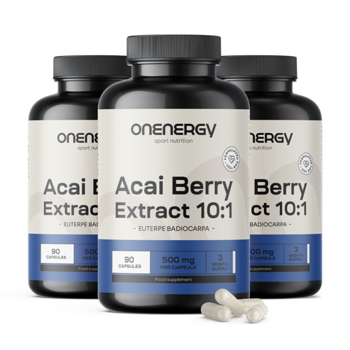 3x Acai bogyó – 10:1 kivonat, összesen 270 kapszula