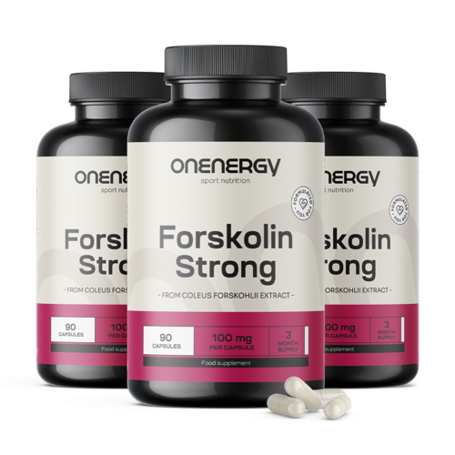 3x Forskolin Strong 100 mg, totaal 270 capsules