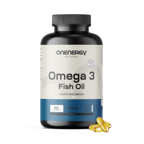Omega-3 1000 mg - z oleju rybnego, 360 kapsułek miękkich 