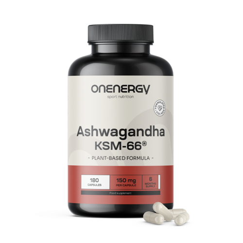 Ashwagandha KSM-66®, 180 kapsułek
