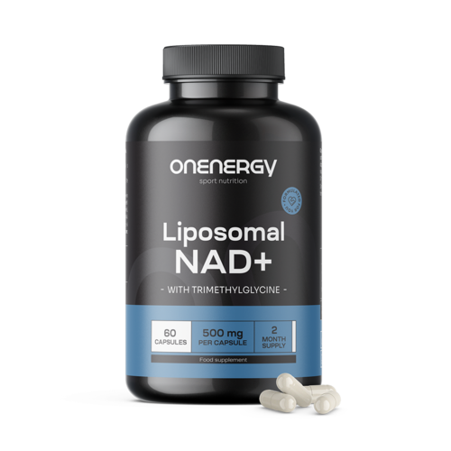 Liposomalny NAD+ 500 mg - z trimetyloglicyną, 60 kapsułek