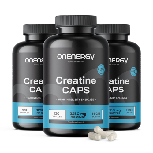 3x Kreatyna – 100% Creapure®, razem 360 kapsułek