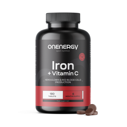 Ferro + vitamina C, 180 comprimidos