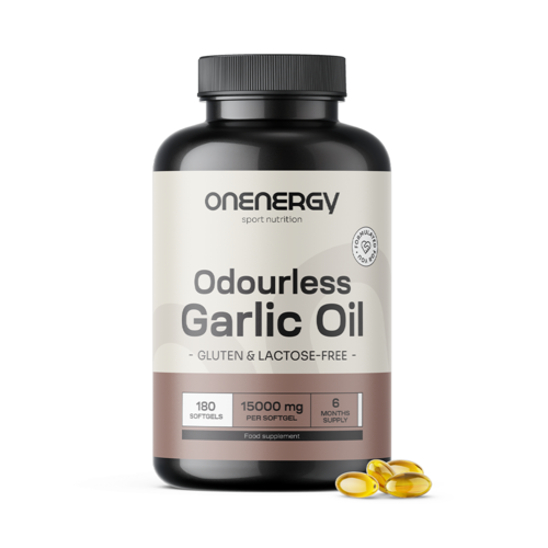 Óleo de alho 15.000 mg, 180 cápsulas moles